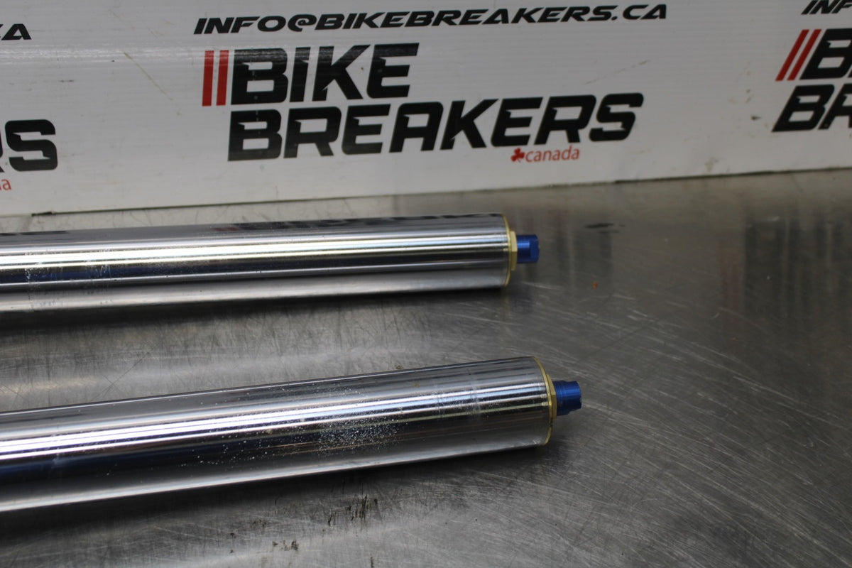 01-03 SUZUKI GSXR600 FRONT FORKS SHOCK SUSPENSION SET PAIR BB841