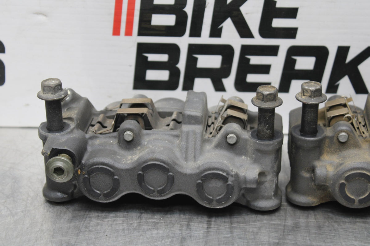 07-08 YAMAHA YZF R1 RIGHT LEFT FRONT BRAKE CALIPER SET PAIR CALIPERS BB771