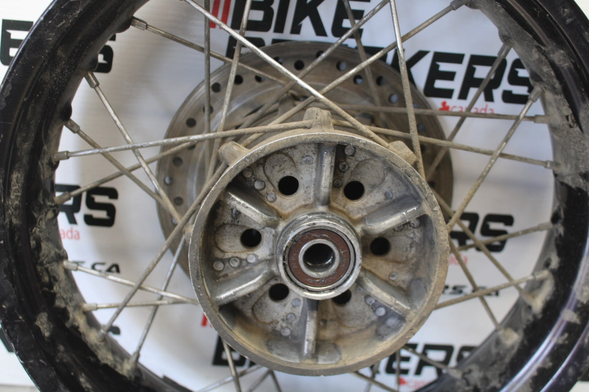 15 TRIUMPH TIGER 800 REAR WHEEL BACK RIM & ROTOR BB873