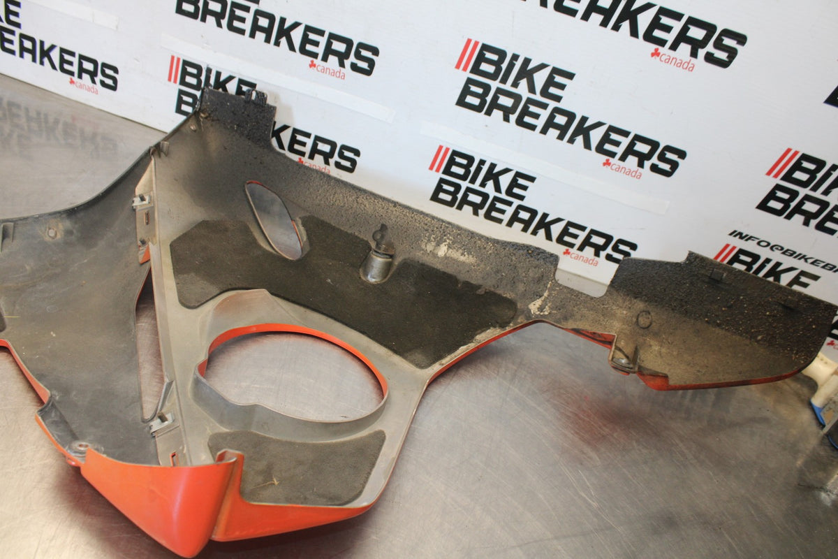 03-04 YAMAHA YZF R6 LEFT LOWER MID UPPER SIDE FAIRING COWL BB890