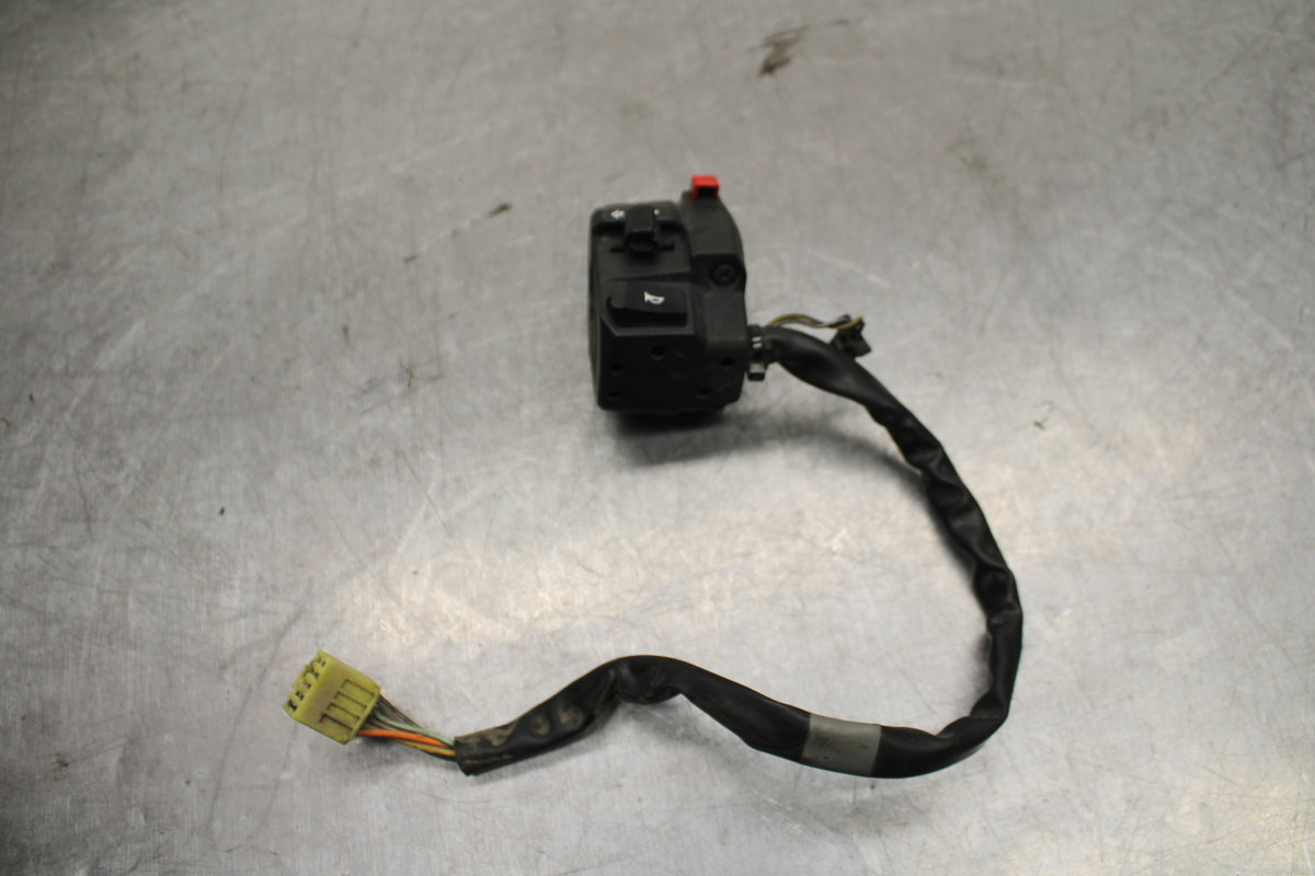 08-09 SUZUKI GSXR600 LEFT CLIP ON HANDLE HORN SIGNALS SWITCH SWITCHES BB728