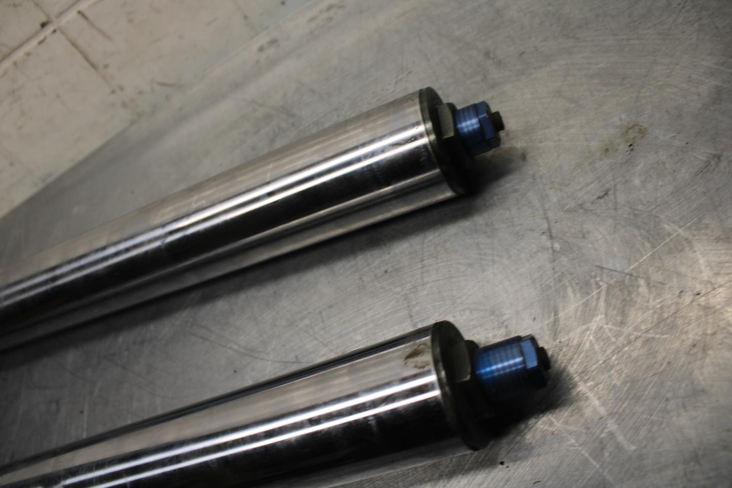 00-02 KAWASAKI NINJA ZX6R ZX600J FRONT FORKS SHOCK SUSPENSION SET PAIR BB489