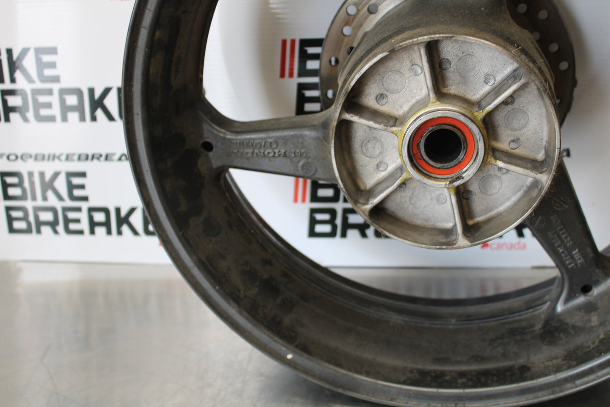 05-06 HONDA CBR600RR REAR WHEEL BACK RIM & ROTOR BB159