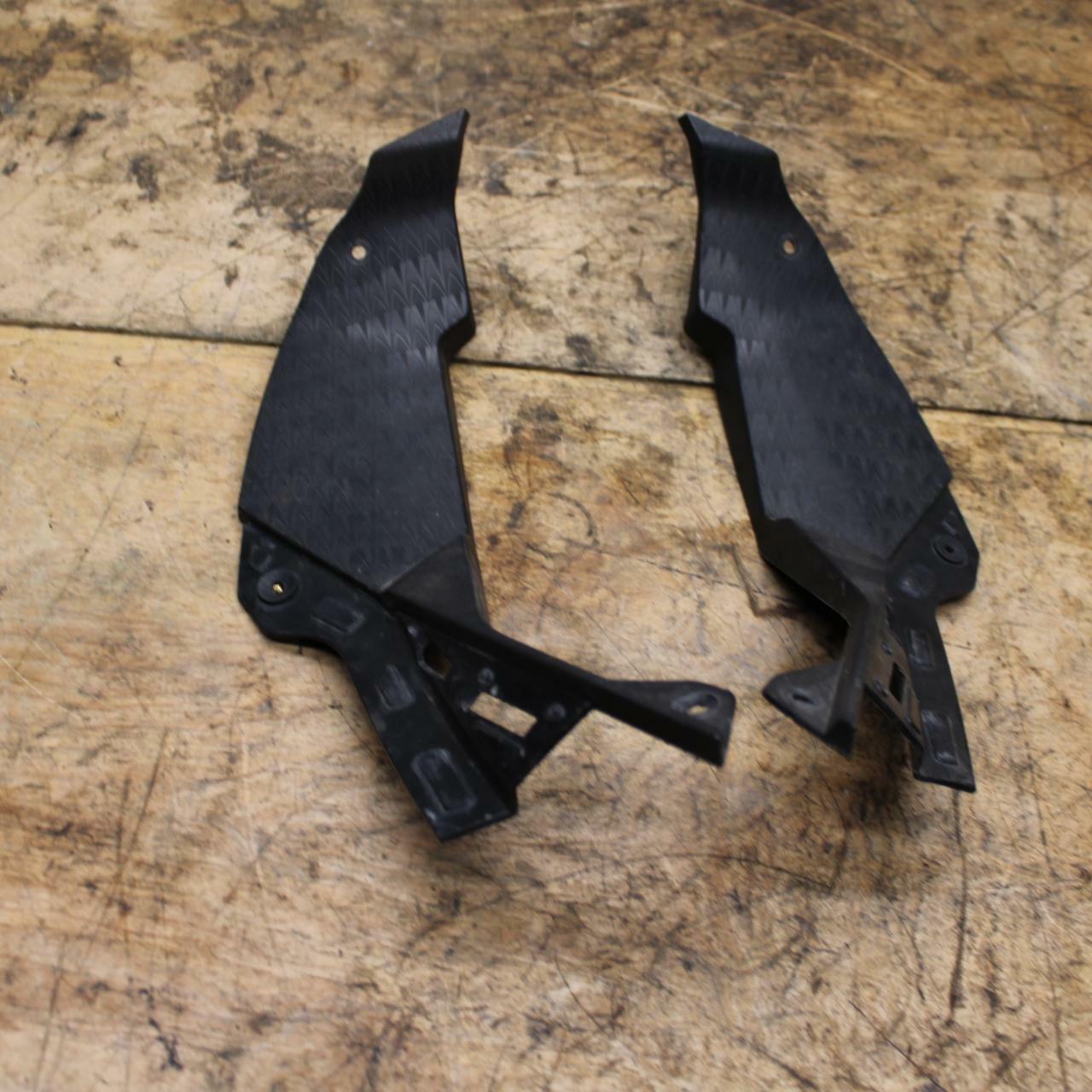 13-18 KAWASAKI NINJA ZX6R RIGHT LEFT FRONT SIDE SEAT PANELS TRIMS COWLS BB349