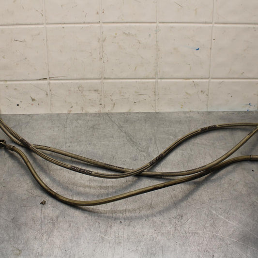 05 YAMAHA YZF R6S FRONT AND REAR BRAKE CALIPER HOSES LINES