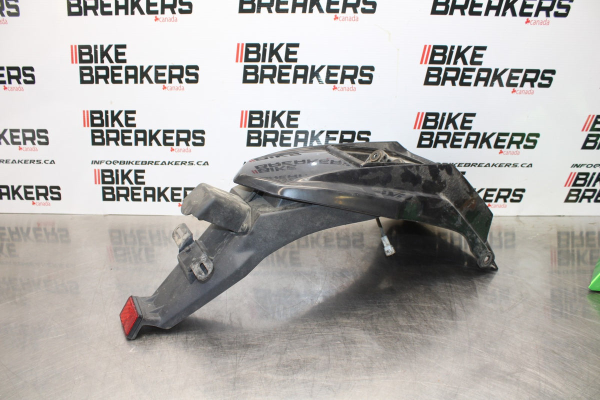 08-18 KAWASAKI KLR650 REAR BACK FENDER MUD GUARD BB183