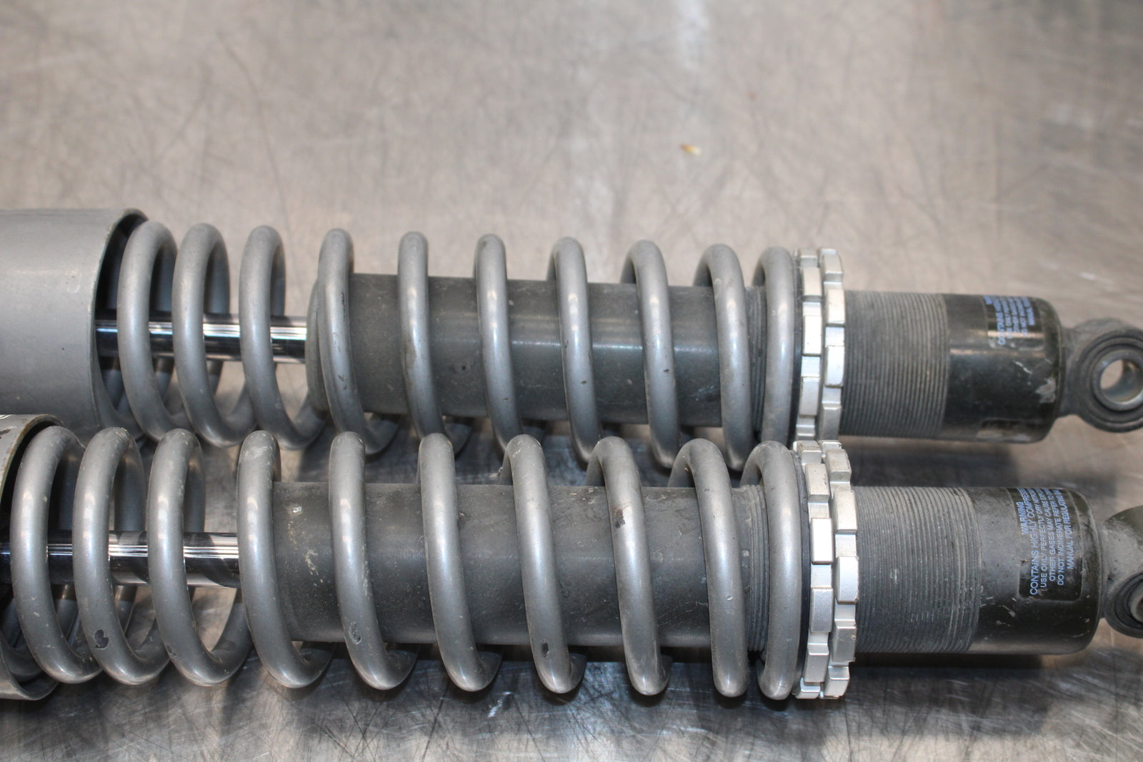 08 MOTO GUZZI BREVA 750 REAR BACK SHOCK ABSORBER SUSPENSION SET PAIR  BB154