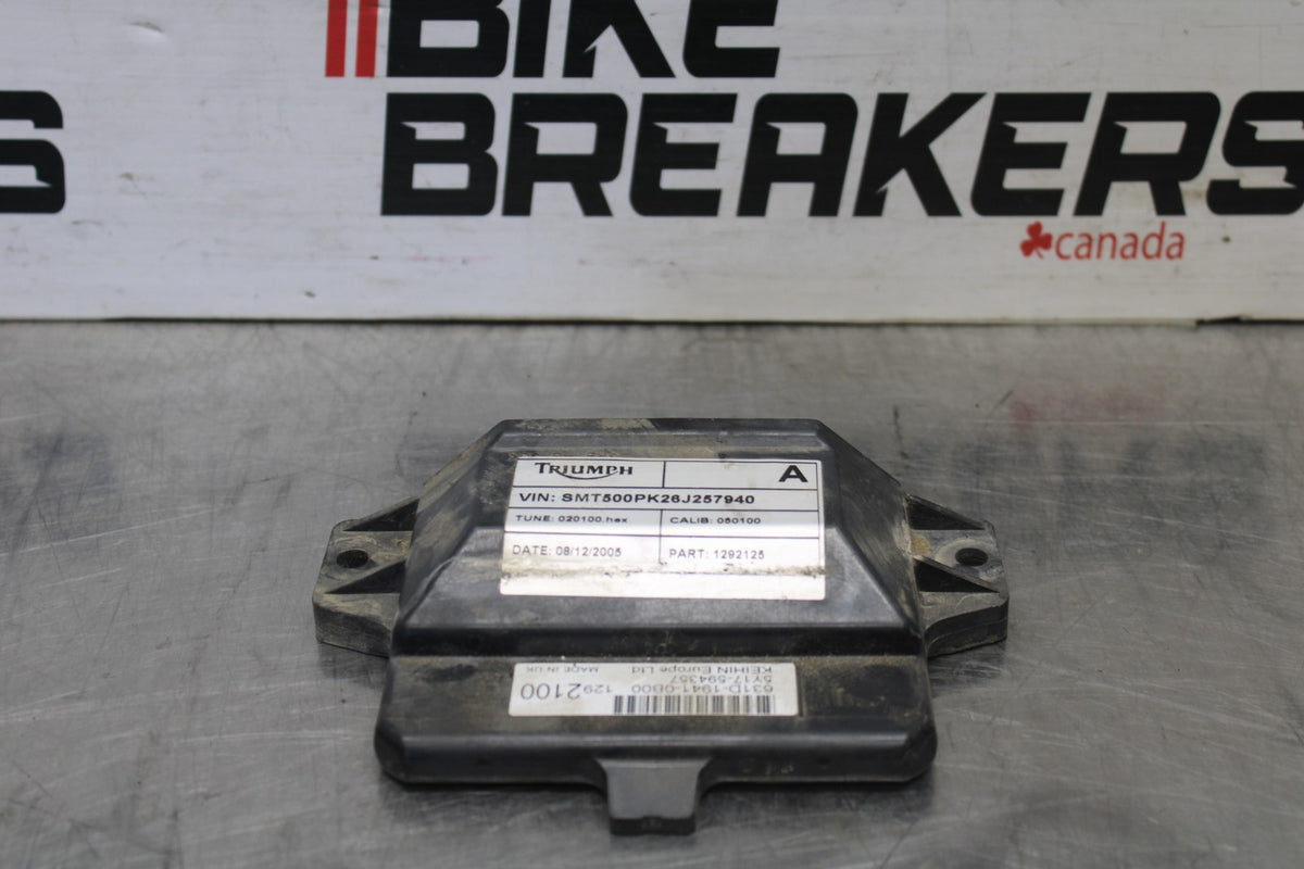 05-08 TRIUMPH SPEED TRIPLE 1050 ECU COMPUTER CONTROLLER UNIT BLACK BOX ECM BB933