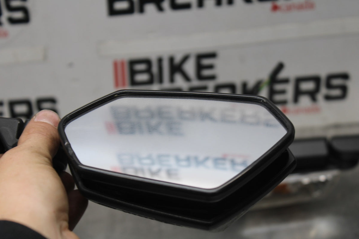 08 KAWASAKI NINJA ZX10R REAR VIEW MIRROR SET PAIR MIRRORS BB902