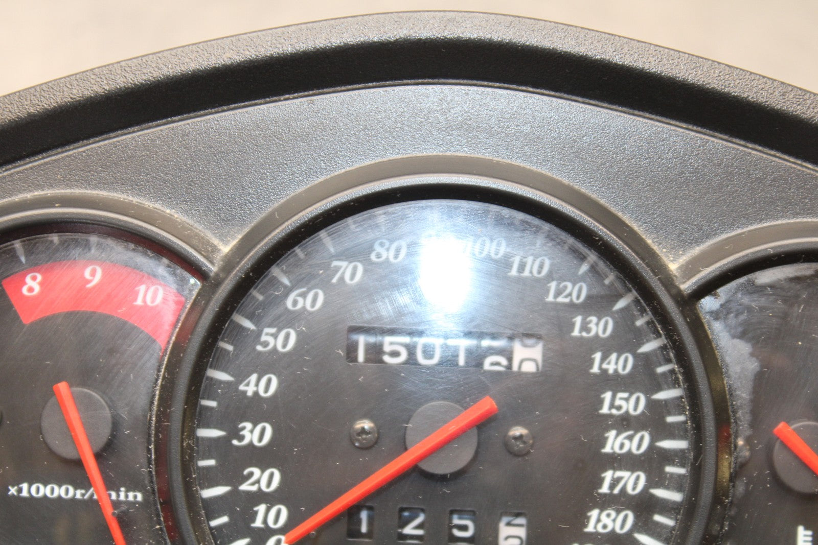 08-18 KAWASAKI KLR650 SPEEDO GAUGES DISPLAY CLUSTER SPEEDOMETER TACHOMETER BB183