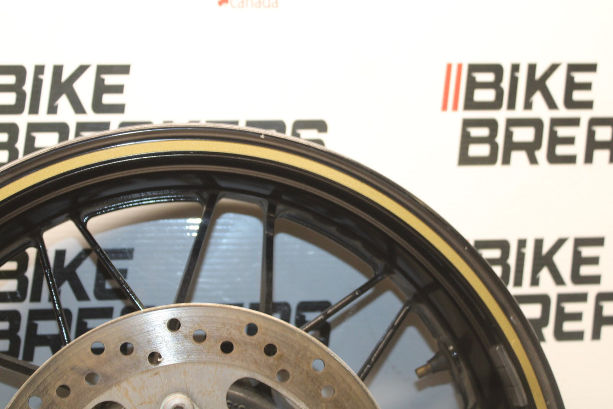 23 KAWASAKI Z900RS REAR WHEEL BACK RIM & ROTOR BB935