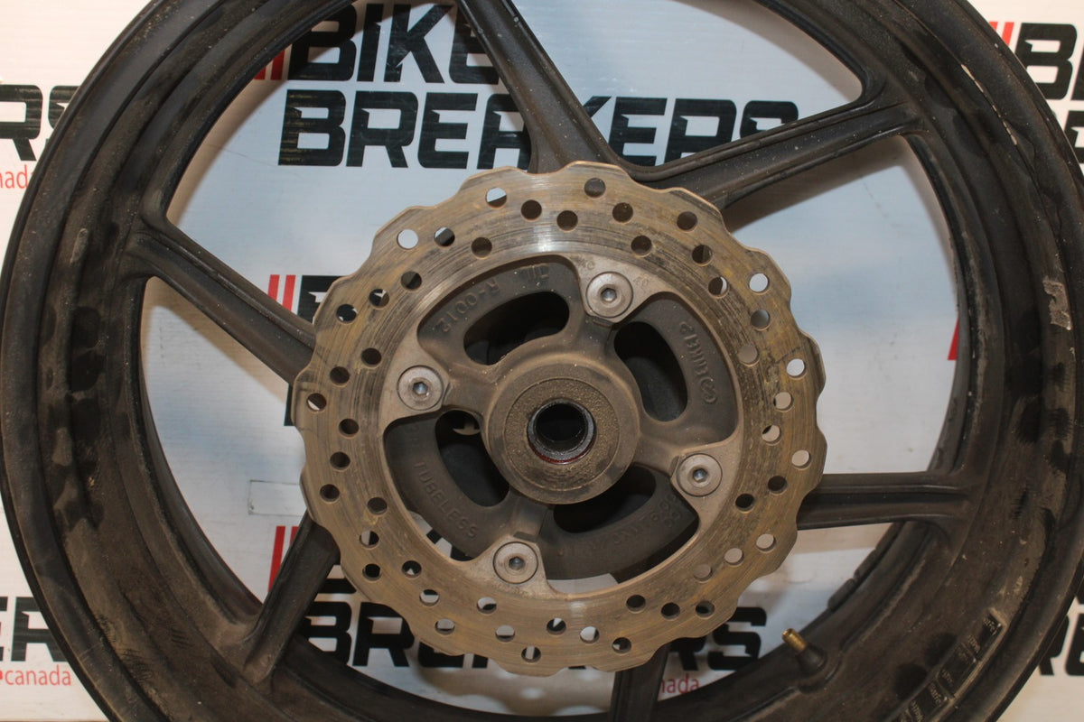 04-05 KAWASAKI NINJA ZX10R REAR WHEEL BACK RIM & ROTOR BB931