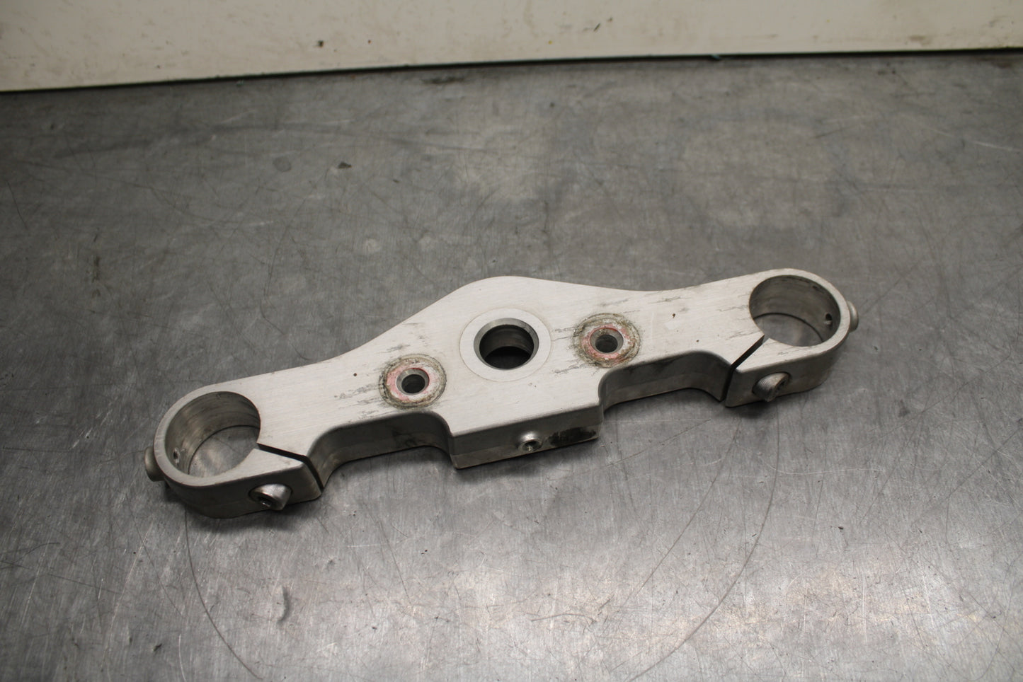 03-08 KAWASAKI VULCAN 1600 FORKS UPPER TRIPLE TREE CLAMP BB754