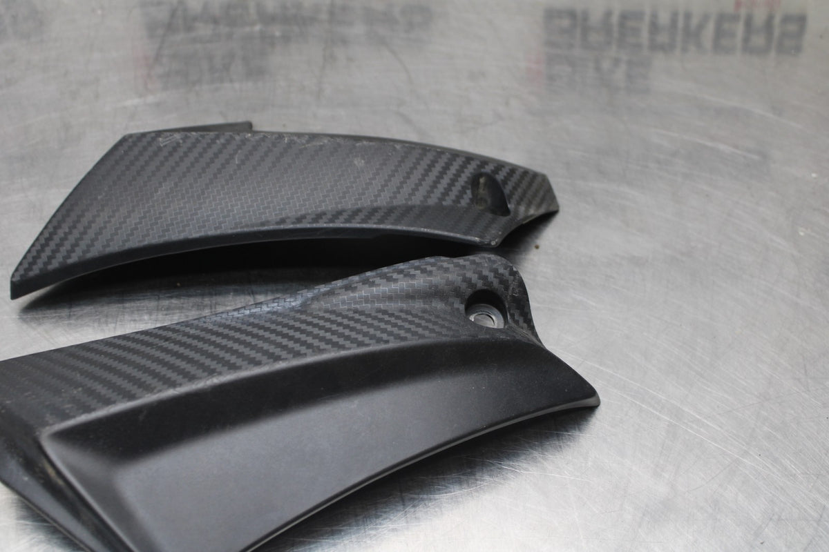 11-24 SUZUKI GSXR750 RIGHT LEFT FRAME MID SIDE COVERS COWLS PANELS TRIM BB871