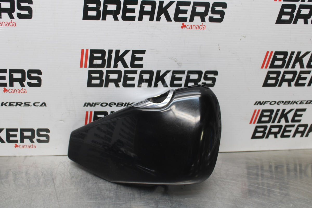 09 HARLEY-DAVIDSON SPORTSTER 1200 CUSTOM XL1200C OIL TANK SIDE COVER PANEL BB776