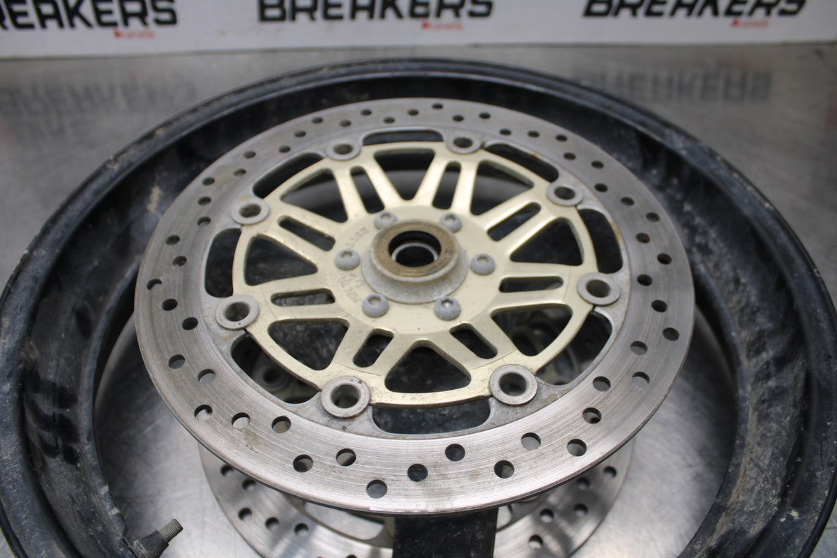 98-05 HONDA SUPER HAWK 1000 VTR1000F FRONT WHEEK FRONT RIM & ROTORS BB821