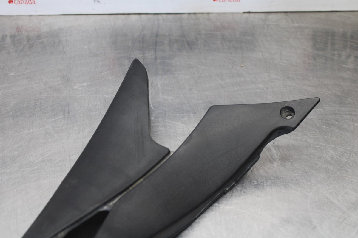 07-08 KAWASAKI NINJA ZX6R LEFT GAS TANK FUEL CELL PANEL COVER TRIM COWL  BB896