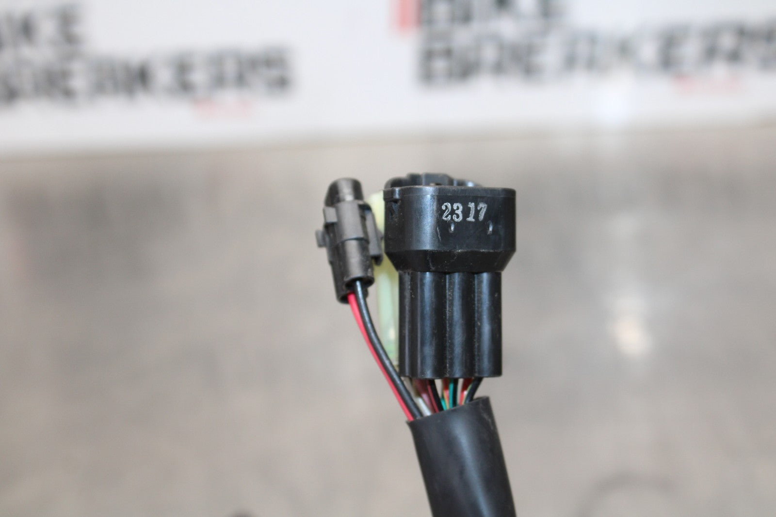 21-23 KAWASAKI NINJA ZX6R LEFT CLIP ON HANDLE HORN SIGNALS SWITCH SWITCHES BB179