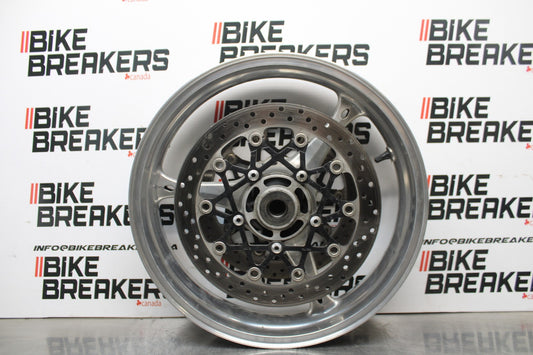 07 SUZUKI GSXR1000 FRONT WHEEL FRONT RIM & BRAKE DISC ROTORS BB770