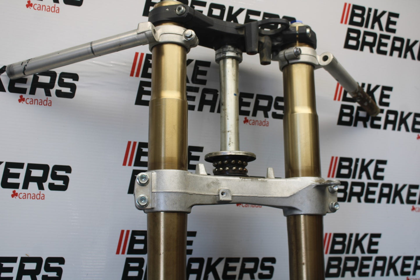 06-07 SUZUKI GSXR 600 FRONT END FORKS SUSPENSION HANDLEBARS TRIPLE TREE BB00