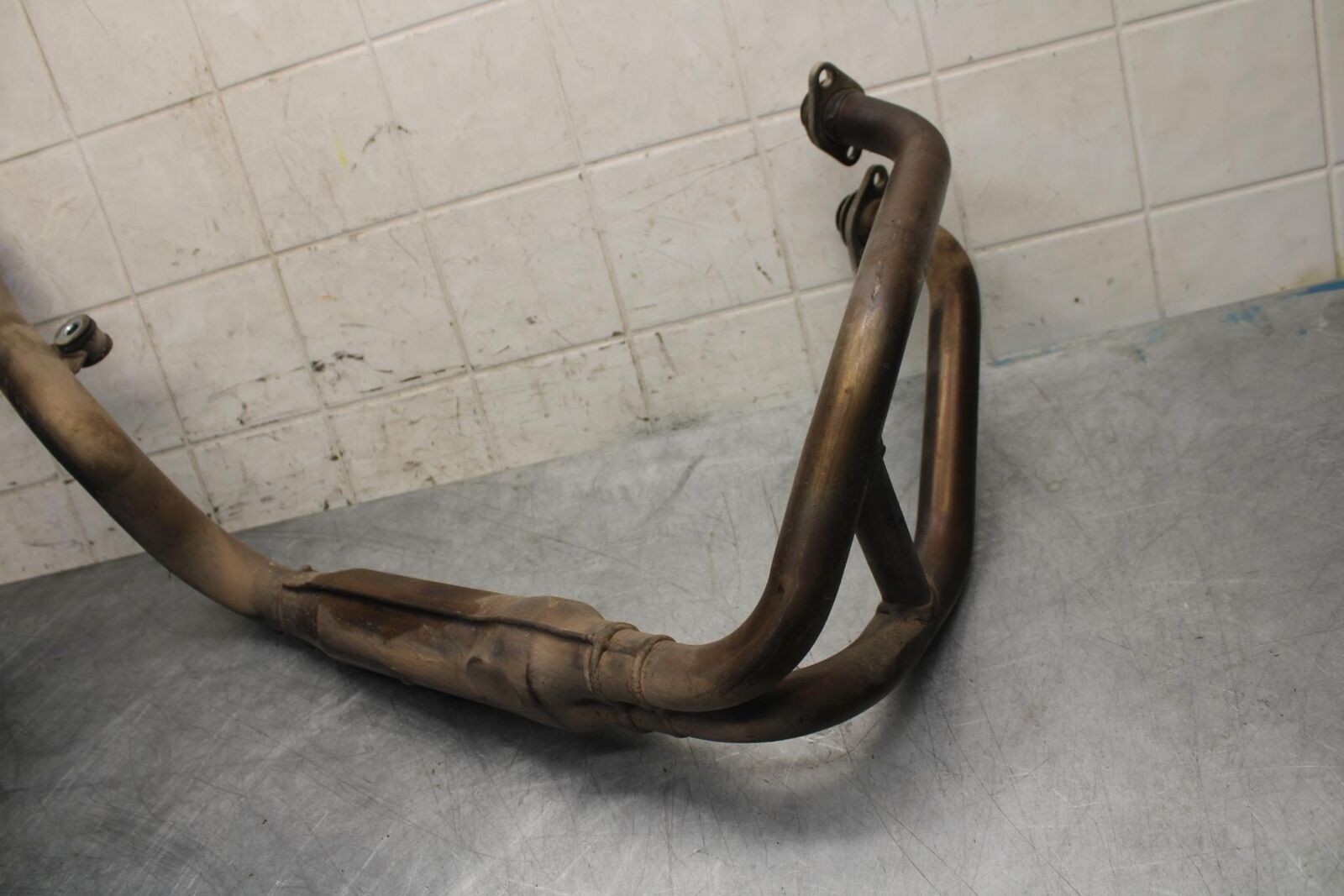 2014 Kawasaki Ninja EX300B ABS EXHAUST HEADER PIPES MANIFOLD 39178-0179 BB518