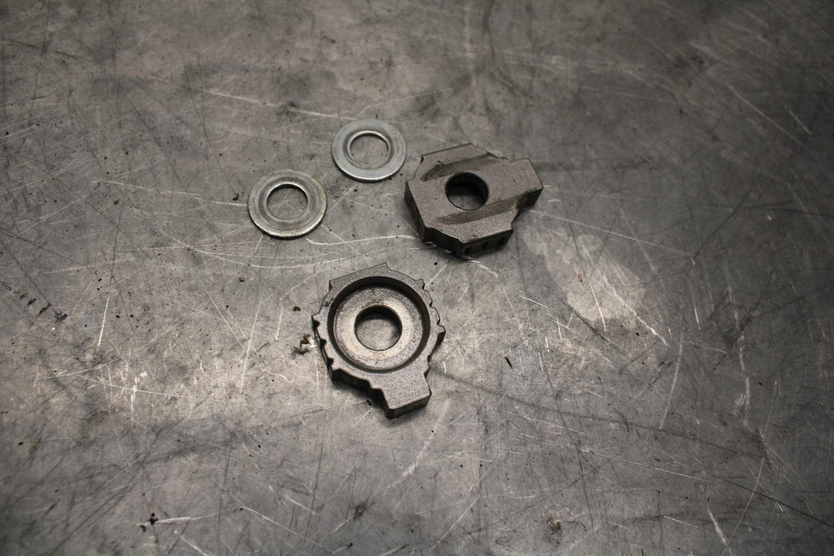 18 KTM RC 390 SWINGARM CHAIN TENSIONER ADJUSTMENT BRACKETS  BB442
