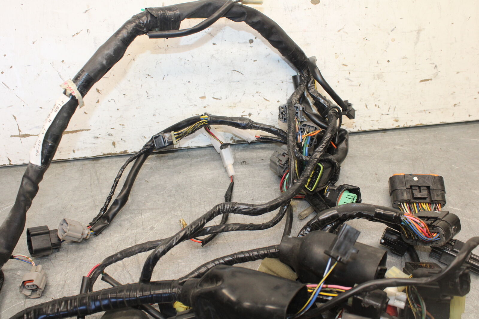 09-12 KAWASAKI NINJA ZX6R MAIN ENGINE WIRING HARNESS WIRE LOOM 26031-0793  BB698