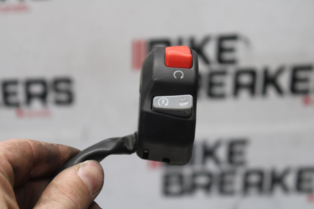 08-09 KAWASAKI NINJA ZX14R RIGHT CLIP ON HANDLE KILL OFF START SWITCHS BB932