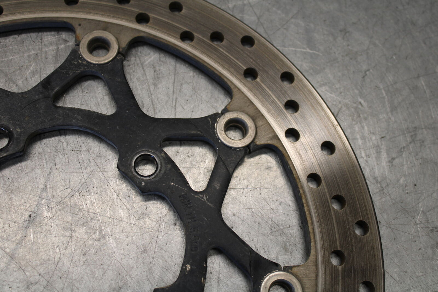 06-07 SUZUKI GSXR 600 FRONT LEFT RIGHT BRAKE ROTORS DISCS BB243