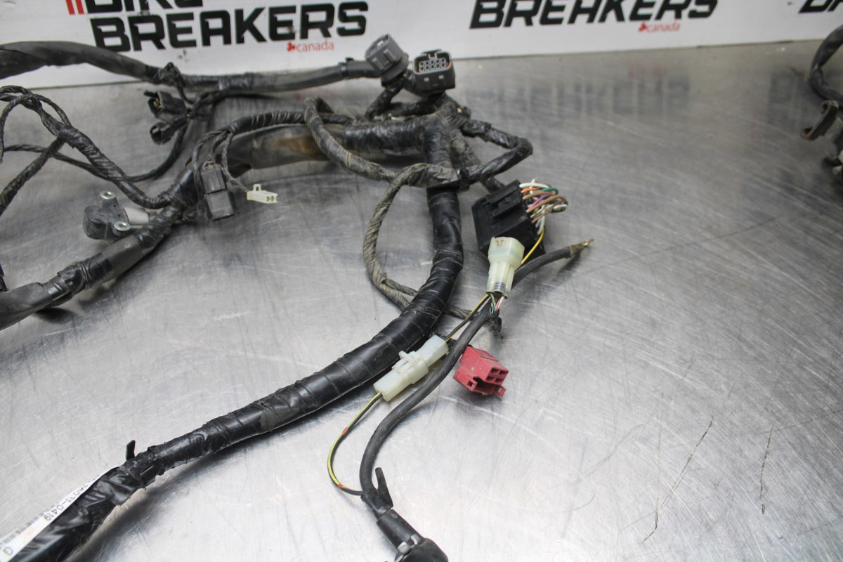 08 KAWASAKI NINJA 650 EX650 MAIN ENGINE WIRING HARNESS MOTOR WIRE LOOM BB797