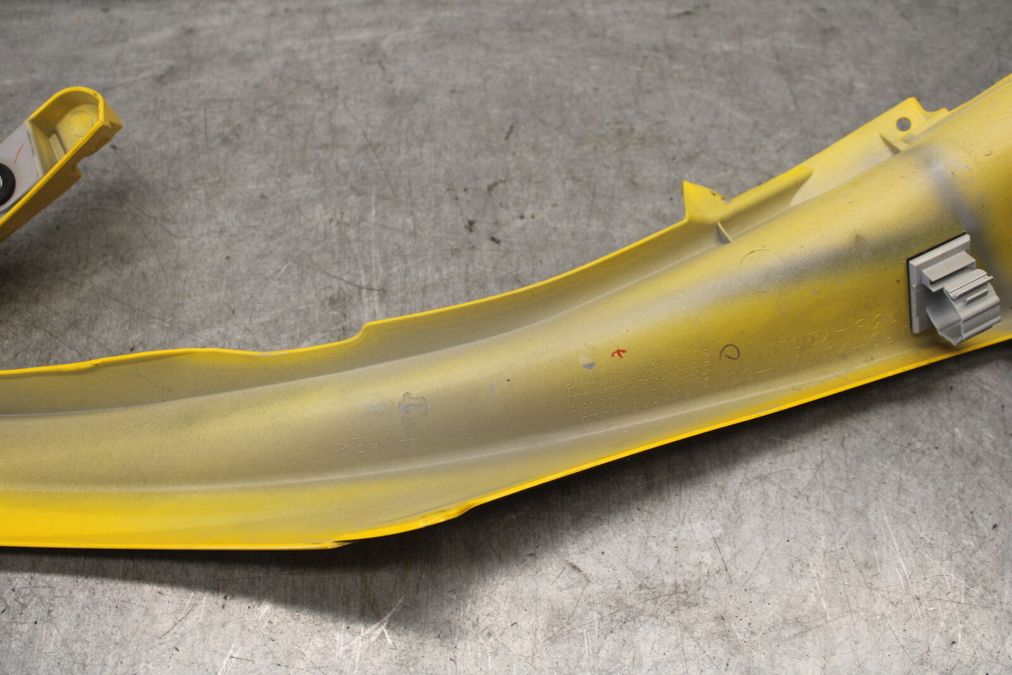 08-16 YAMAHA YZF R6 RIGHT FRONT UPPER MID SIDE FAIRING COWL PLASTIC OEM BB665