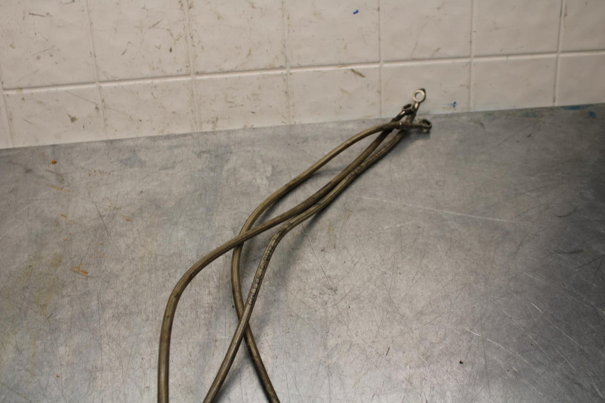 2007 Yamaha YZF R6S FRONT BRAKE CALIPER HOSES LINES BB594