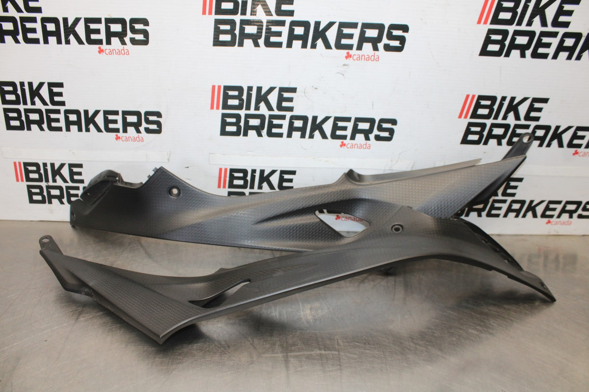 17-20 BMW S1000R RIGHT LEFT FRONT SIDE SEAT PANELS TRIMS COWLS FAIRINGS BB909