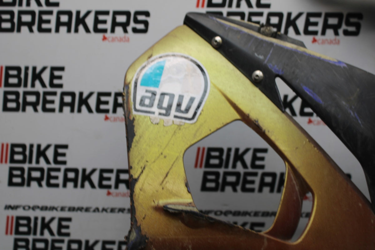 05 YAMAHA YZF R6 RIGHT LOWER MID UPPER SIDE FAIRING COWL BB858