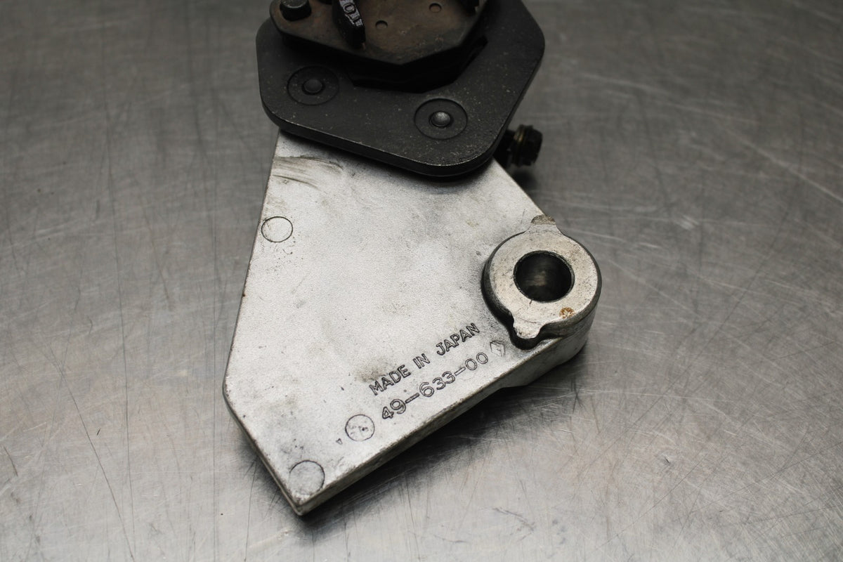 96 KAWASAKI NINJA 500 EX500A REAR BACK BRAKE CALIPER W MOUNT BRACKET BB768