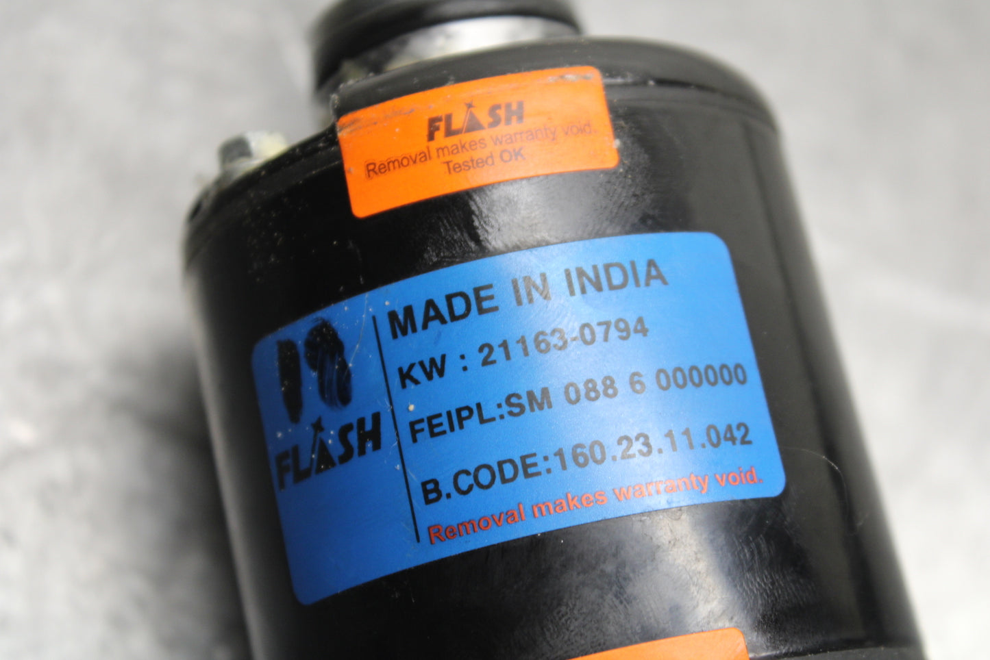 24 KAWASAKI NINJA 500 ABS ENGINE STARTING STARTER MOTOR -DC 12V BB730