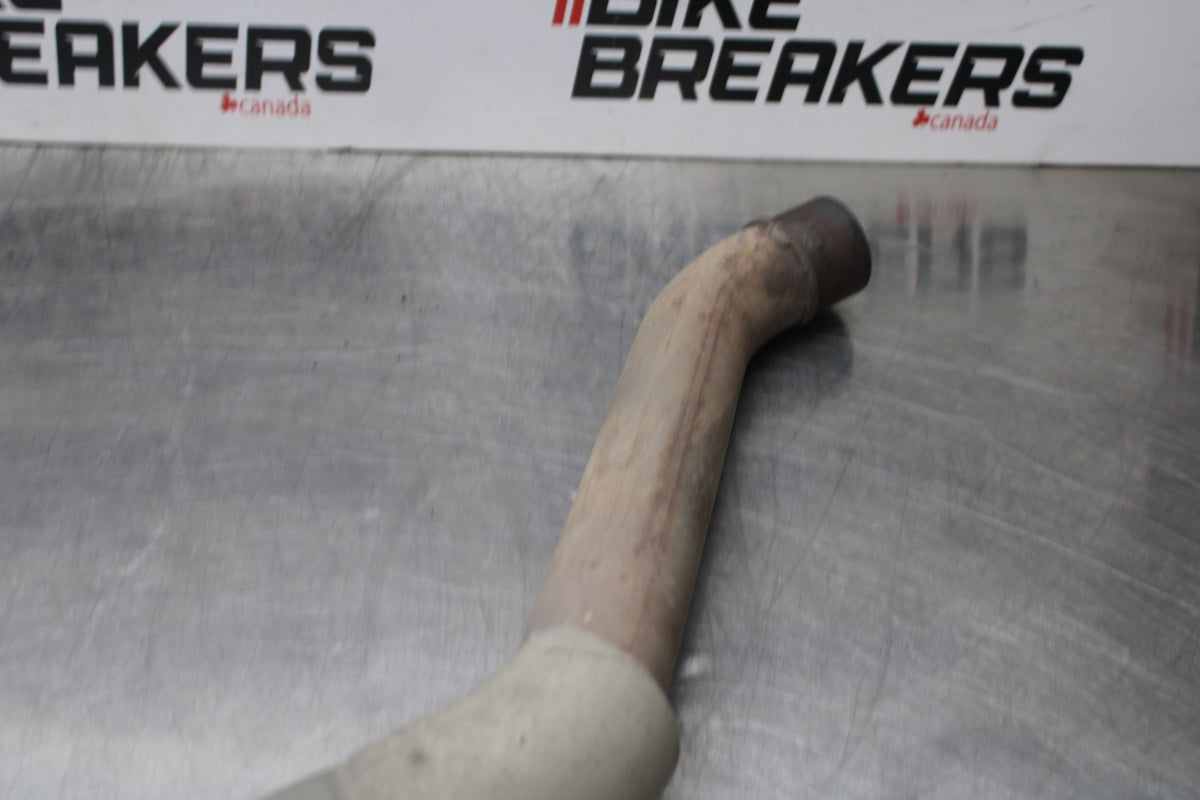 07-08 KAWASAKI NINJA ZX6R EXHAUST MIDPIPE MID MIDDLE PIPE BB855