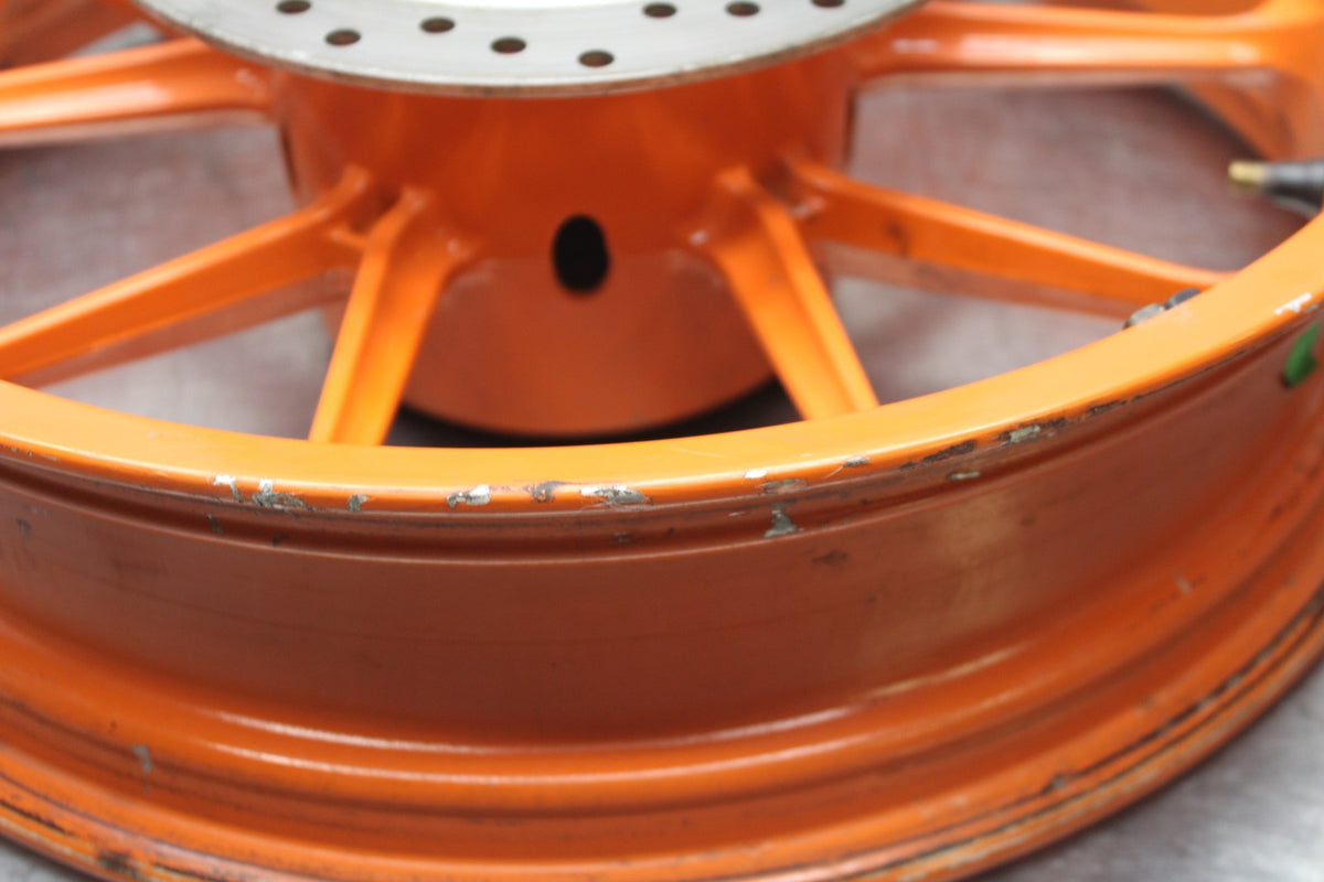 13-16 KTM 390 DUKE REAR WHEEL BACK RIM & ROTOR BB815