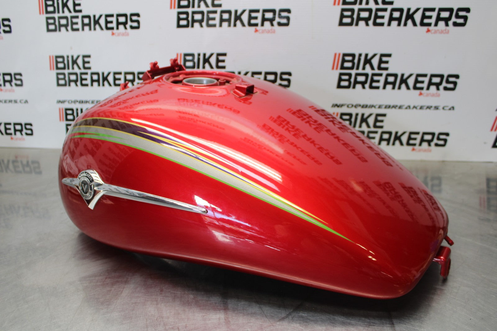 03 KAWASAKI VULCAN 1500 VN1500P MEAN STREAK GAS TANK FUEL PETROL RESERVOIR BB00