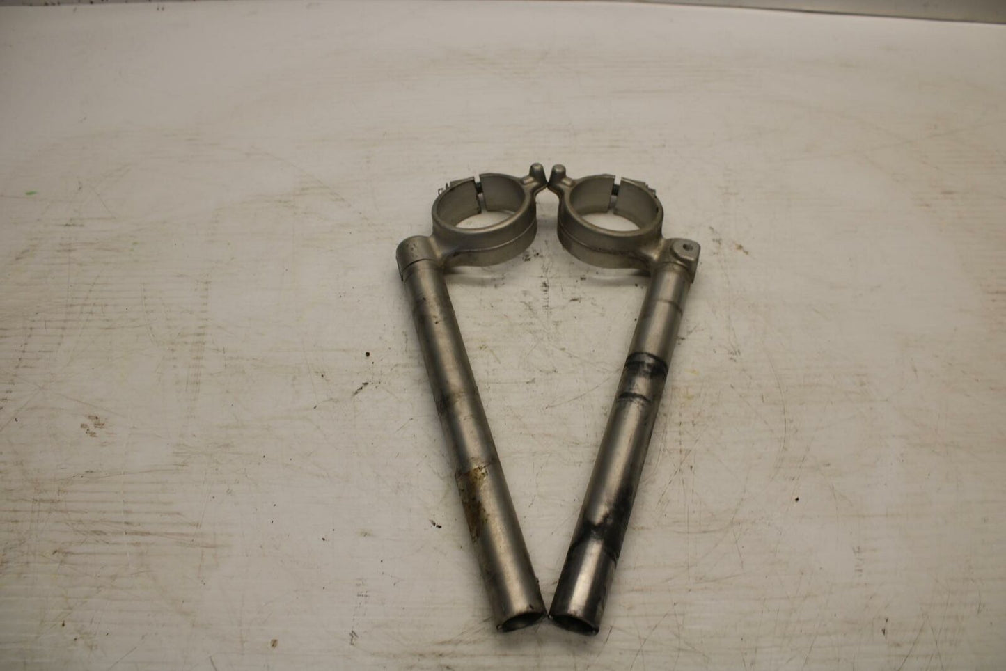 06-07 SUZUKI GSXR600 LEFT RIGHT CLIP ON  HANDLEBARS PAIR SET 56111-01H00 BB275