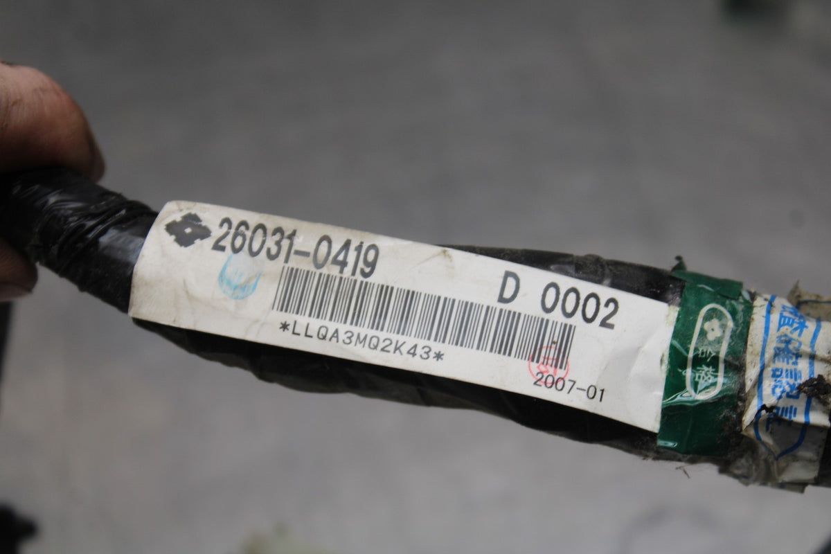 07 KAWASAKI NINJA 650 EX650 MAIN ENGINE WIRING HARNESS MOTOR WIRE LOOM BB844