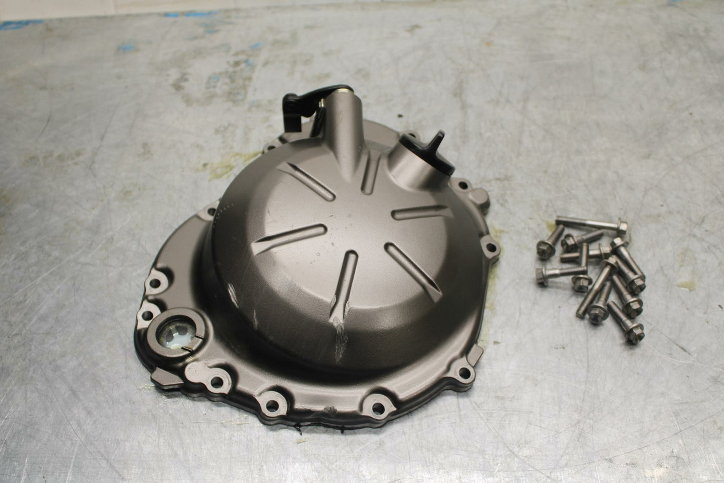 19-20 KAWASAKI NINJA ZX6R ZX636 CLUTCH SIDE ENGINE MOTOR COVER BB419