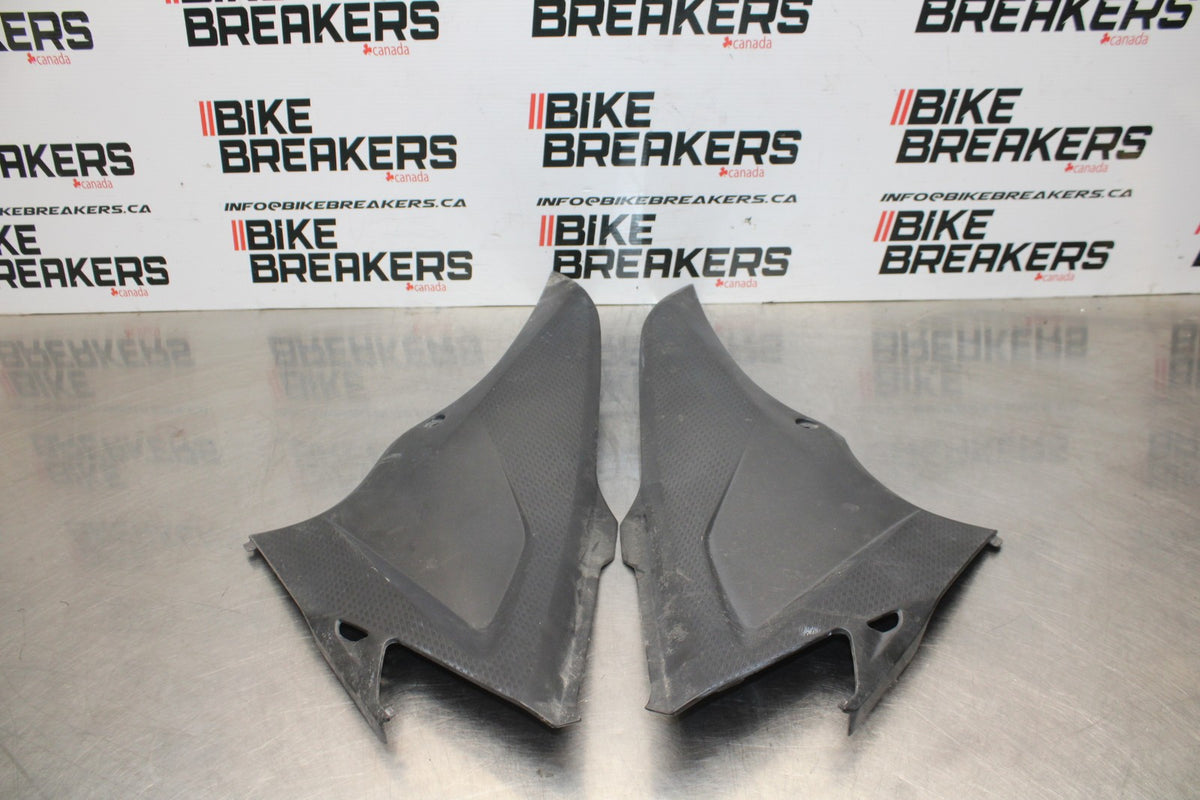 13-15 HONDA CBR500R RIGHT LEFT SIDE SEAT PANELS TRIMS COWLS FAIRINGS COVER BB834