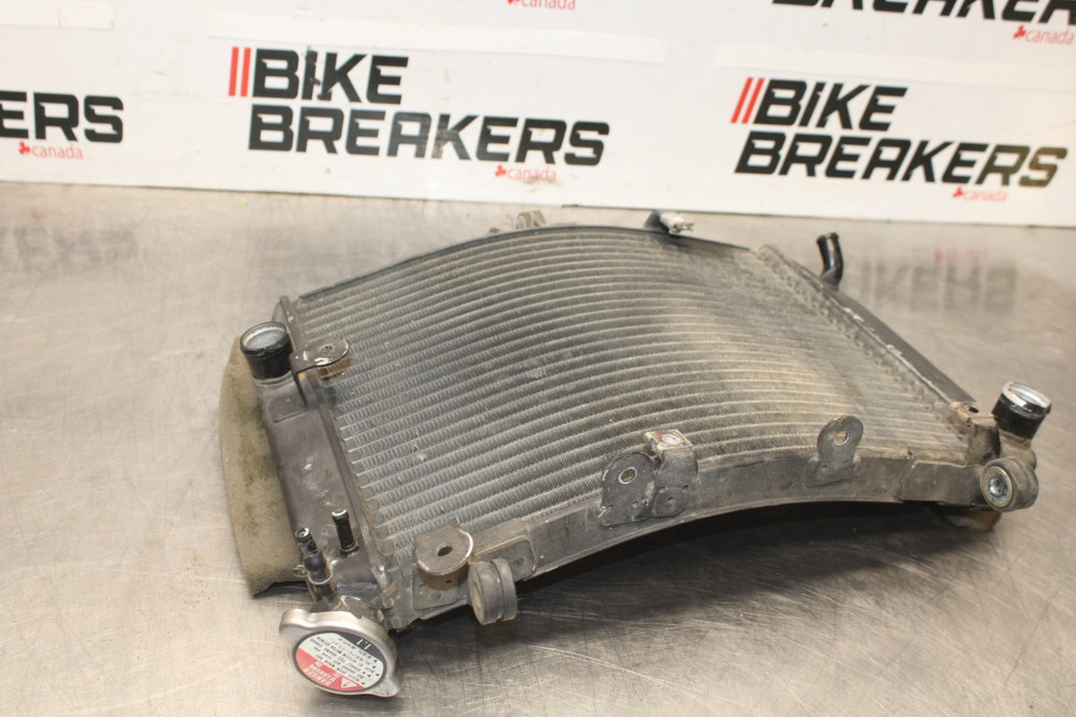 03-04 YAMAHA YZF R6 ENGINE RADIATOR MOTOR COOLER COOLING RADIATER BB890