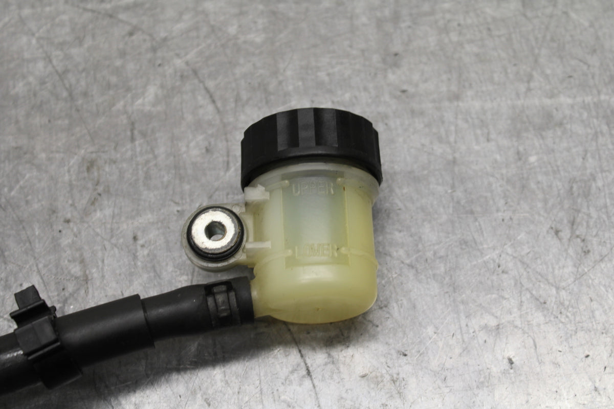09-14 YAMAHA YZF R1 REAR BACK BRAKE MASTER CYLINDER W RESERVOIR BB119