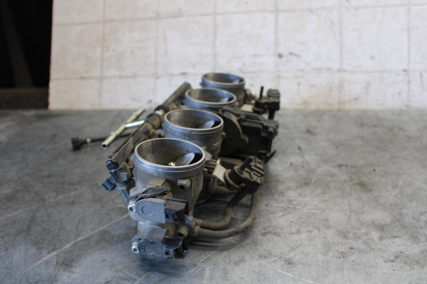 09-12 KAWASAKI NINJA ZX6R MAIN FUEL INJECTORS / THROTTLE BODIES BB544