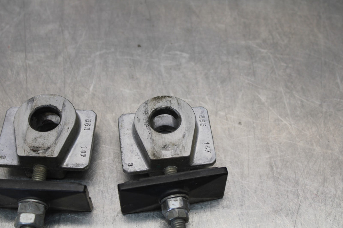 13-17 KAWASAKI NINJA 300 EX300 SWINGARM CHAIN ADJUSTMENT BRACKETS BB189