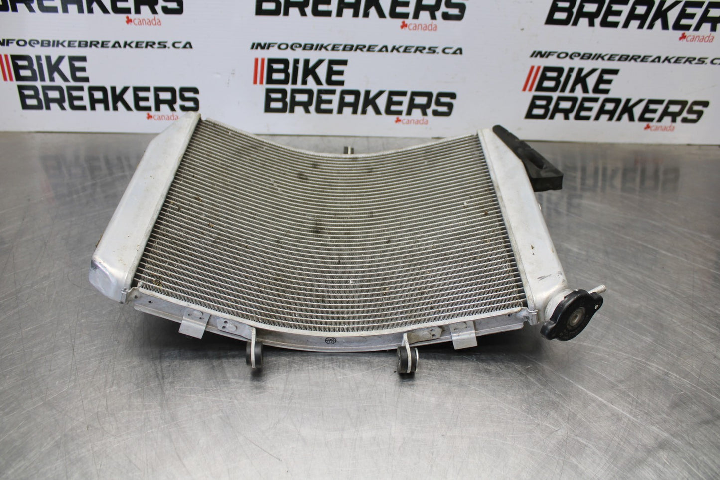 21-23 KAWASAKI NINJA ZX6R ENGINE RADIATOR MOTOR COOLER COOLING RADIATER BB179