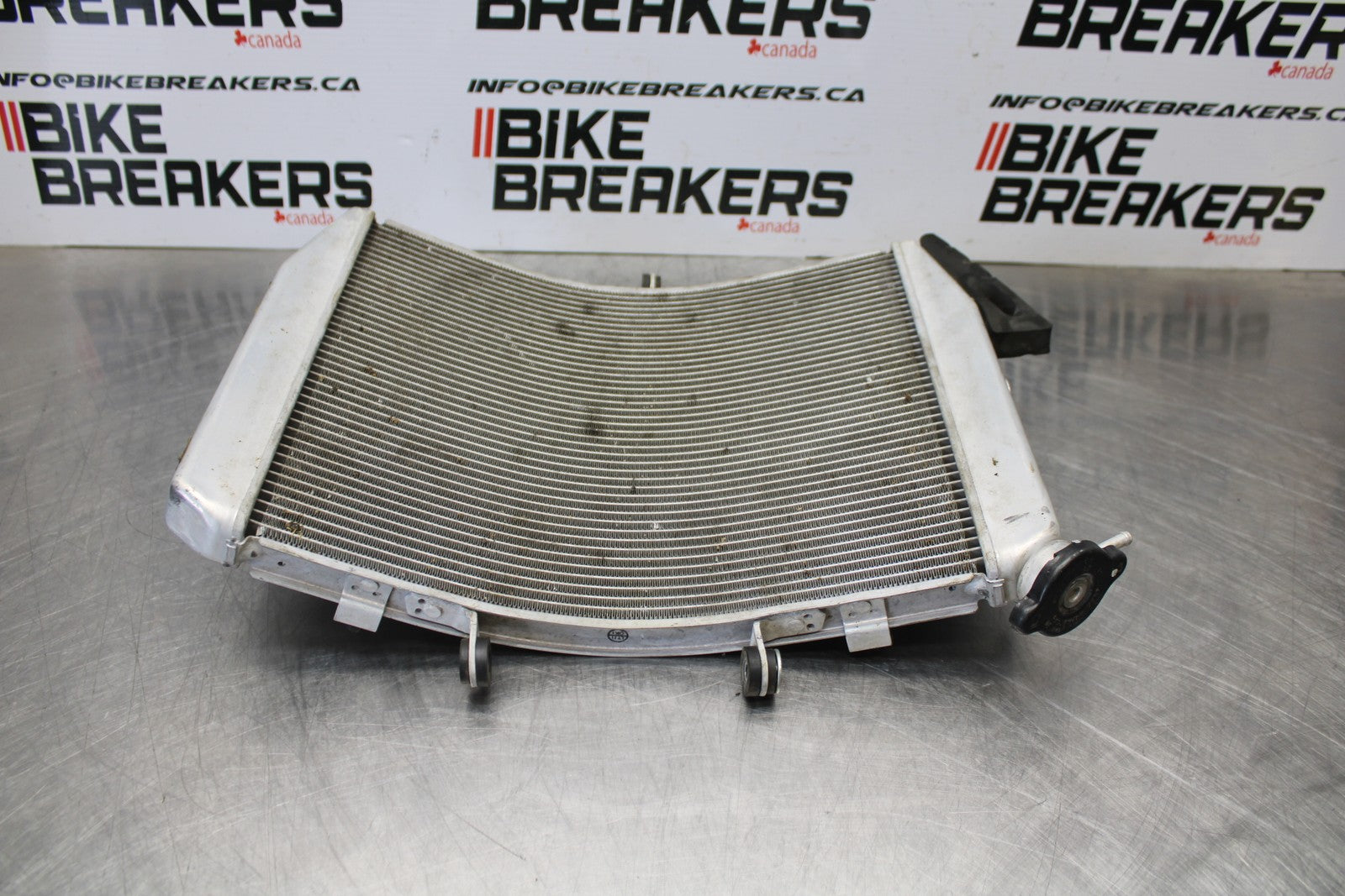 21-23 KAWASAKI NINJA ZX6R ENGINE RADIATOR MOTOR COOLER COOLING RADIATER BB179