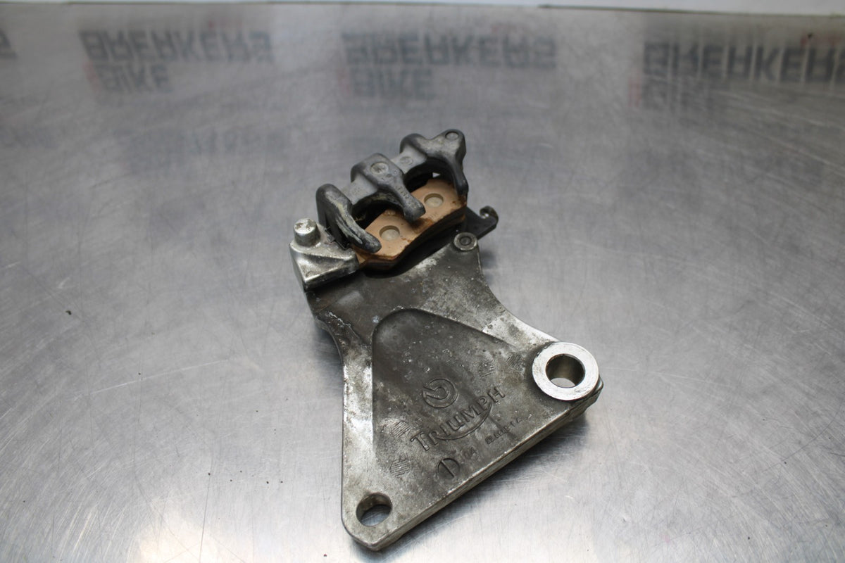 05 TRIUMPH ROCKET III REAR BACK BRAKE CALIPER W MOUNT BRACKET BB186